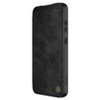 NILLKIN flip tok Samsung Galaxy S24 FE, CamShield Qin Pro, bőr, fekete