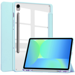 Tok Samsung Galaxy Tab S10 FE+ Plus, Smartcase Hybrid, tolltartó résszel, kék