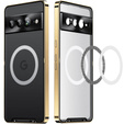 Kameravédő tok Google Pixel 8 Pro, CamShield MagSafe, átlátszó / zöld