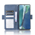 Pattintható tok a Samsung Galaxy S20 FE, Card Slot, kék