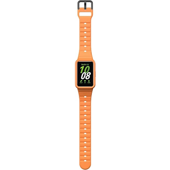 Szilikon szíj tokkal Samsung Galaxy Fit 3 tokhoz