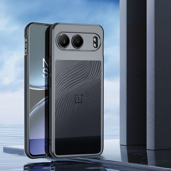 DuxDucis tok OnePlus Nord 4, Aimo case, átlátszó / fekete
