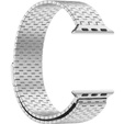 Acél karperec Apple Watch 1/2/3/4/4/5/6/7/8/SE/ULTRA 42/44/45/45/49 MM - ezüst