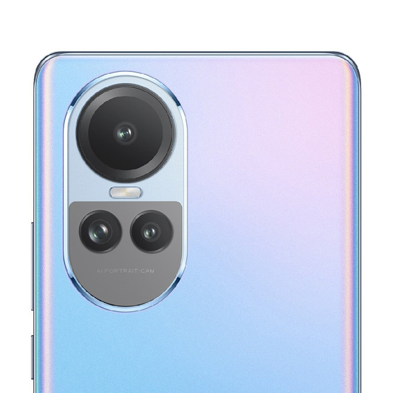 2x ERBORD edzett üveg a kamera számára, hogy Oppo Reno 10 / 10 Pro, átlátszó