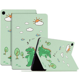 Pattintható tok Samsung Galaxy Tab A9+, walking dinosaur