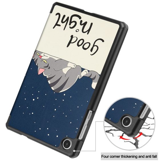 Tok Lenovo Tab M8 Gen 4 TB-300FU, Smartcase, sleeping cat