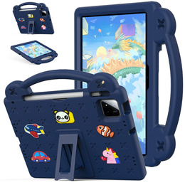Gyermek tok Xiaomi Pad 7 / 7 Pro, Cute Patterns, állvánnyal, sötétkék