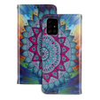 Pattintható tok a Samsung Galaxy A51, Wallet, Mandala Flower
