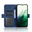 Pántos tok Xiaomi Redmi 15 5G / 4G, kártyahely, pénztárca, tengerészkék