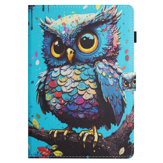 Tok Lenovo Tab M10 10.1 Gen 3, pánttal, owl