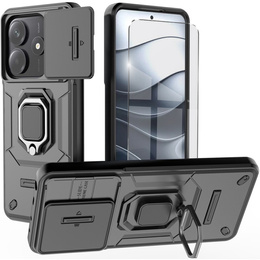 Telefontok a Xiaomi Redmi Note 14 5G, KickStand Camera Lens, fekete