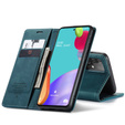 CASEME tok Samsung Galaxy A52 / A52s, Leather Wallet Case, kék