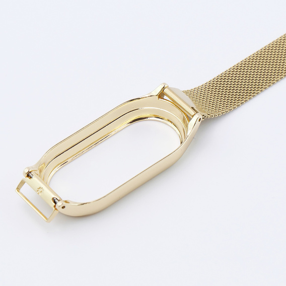 Milánói acél karkötő a Xiaomi Smart Band 10 / 9 / 8 készülékhez