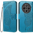 Pattintható tok a Xiaomi Redmi 14C / Xiaomi Poco C75, Butterfly, kék