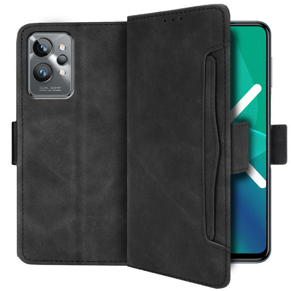 Pattintható tok a Realme GT2 Pro, Card Slot, fekete