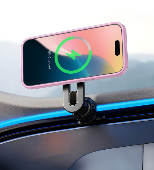 Tok iPhone 16-hoz, MagSafe, ERBORD Matt Case, rózsaszín + képernyőüveg