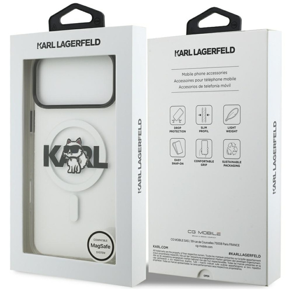 Karl Lagerfeld IML Choupette MagSafe tok iPhone 17 Pro készülékhez