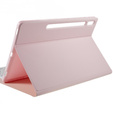 Tok + billentyűzet Galaxy Tab S7+ Plus / S8+ Plus /S7 FE T730 T733, Pen Slot, rózsaszín rose gold