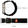 ERBORD Runner Nylon szíj az Apple Watch 1/2/3/4/4/5/6/7/8/9/SE/ULTRA/ULTRA 2 42/44/45/49MM órához