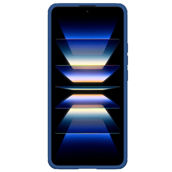 Tok Poco F5 Pro, páncélozott Nillkin, CamShield Pro, kék