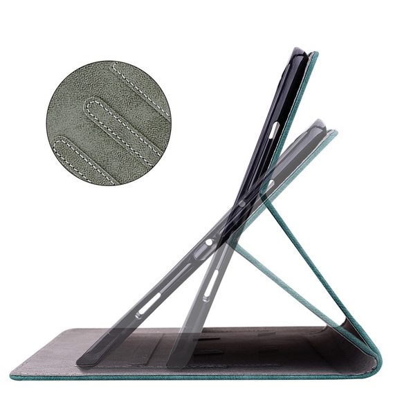 Telefontok a Samsung Galaxy Tab S9, Wallet Pen Slot, zöld