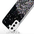 Telefontok a Samsung Galaxy S22+ Plus 5G, Glittery, fekete