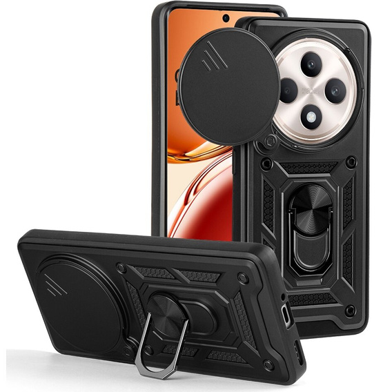 Telefontok a Oppo Reno 12FS / Oppo Reno 12F, CamShield Slide, fekete