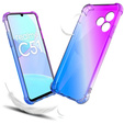 Tok Realme C51, Gradient Dropproof, Lila / kék