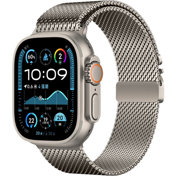 Bransoleta do Apple Watch 1/2/3/4/5/6/7/8/SE/ULTRA 42/44/45/49 MM, Czarna
