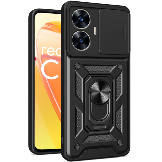 Telefontok a Realme C55, CamShield Slide, fekete