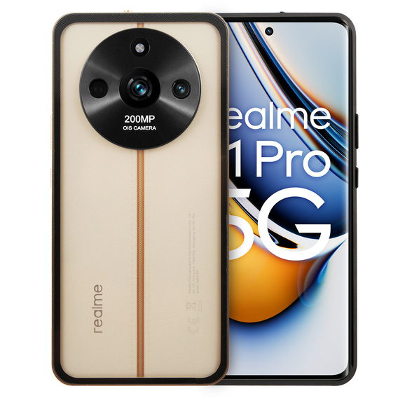 Tok az Realme 11 Pro 5G / Pro+ 5G, Frame Case, fekete