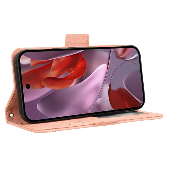 Pattintható tok a Google Pixel 9A, Card Slot, rózsaszín
