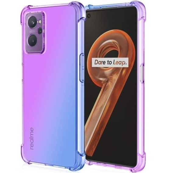 Tok Oppo A98 5G, Gradient Dropproof, Lila / kék