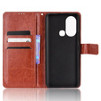 Pattintható tok a Infinix Hot 11s, Crazy Horse Wallet, barna