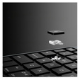 Tok + billentyűzet iPad 10.9 / Air 2020/2022/2024 / Pro 11 2020/2021/2022 , NILLKIN Bumper Link Keyboard Case, fekete