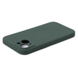 Telefontok a iPhone 15, Silicone Lite, sötétzöld