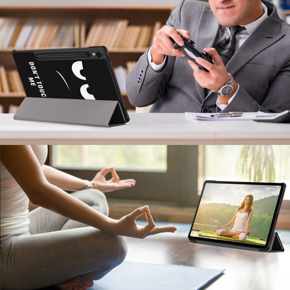 Telefontok a Samsung Galaxy Tab S9, Smartcase Hybrid Pen Slot, don't touch me