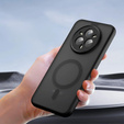 Tok Realme 14 Pro+ 5G-hoz, MagSafe, ERBORD Matt Case, fekete