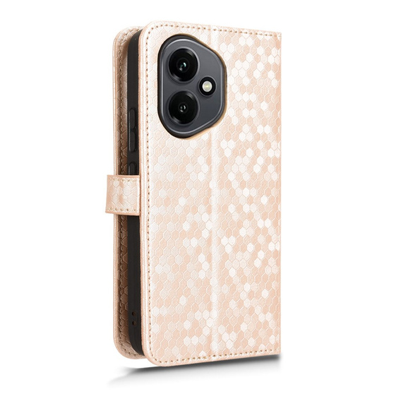 Flap tok Honor 400 5G, Wallet Rhombus, rózsaszín