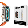 2x edzett üveg ERBORD rögzítőkerettel az Apple Watch Ultra 1/2/3 49mm-es órájához