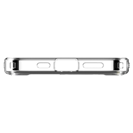 MagSafe Spigen tok iPhone 16E, Ultra Hybrid, átlátszó / fehér + 9H edzett üveg