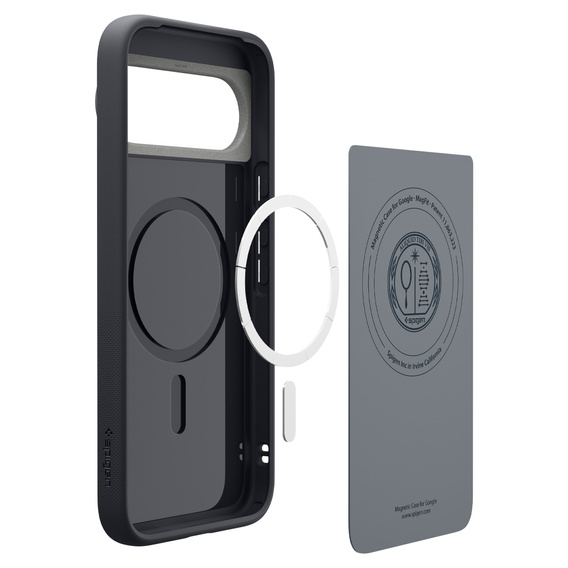 Spigen Nano Pop MagSafe tok Google Pixel 10 Pro XL-hez, fekete szezámmag
