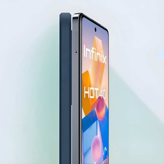 Telefontok a Infinix Hot 40i, Silicone Lite, kék