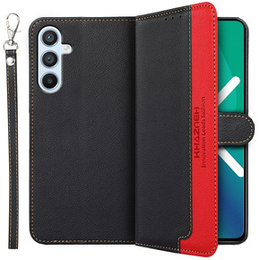 Pattintható tok a Samsung Galaxy A54 5G, KHAZNEH RFID, Dual Color, fekete