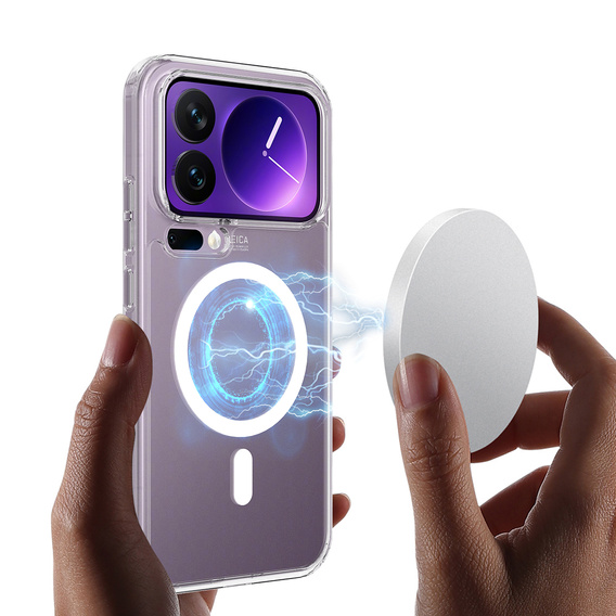 Fusion Hybrid MagSafe tok Xiaomi 17 Pro Max készülékhez, átlátszó