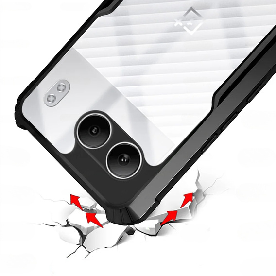 Telefontok a OnePlus Nord 4, AntiDrop Hybrid, fekete