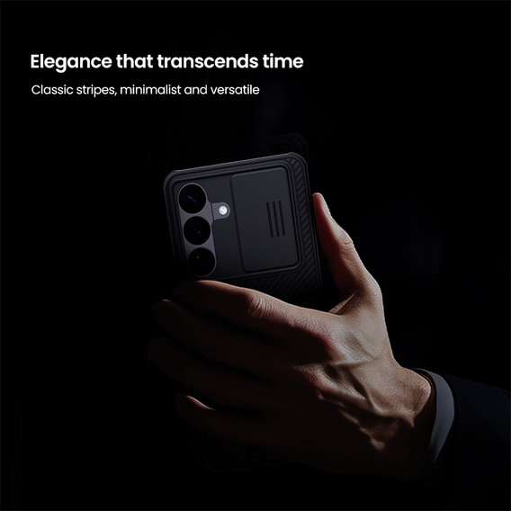 NILLKIN Camshield Pro tok kameravédővel Samsung Galaxy S26 Ultra készülékhez, fekete