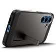 Spigen tok Samsung Galaxy S25+ Plus készülékhez, Tough Armor Mag Mag MagSafe, szürke + 9H edzett üveg