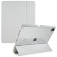 Tok iPad Pro 12.9" 2022/2021/2020 (6/5/4 gen.), Smartcase Hybrid, tolltartó résszel, szürke