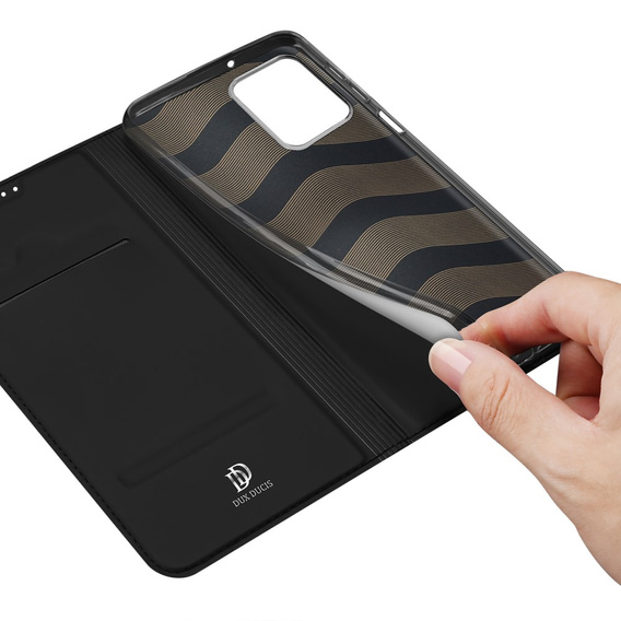 Dux Ducis Telefontok a Motorola Moto G53, Skinpro, fekete